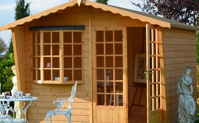 high quality, british made wooden summerhouse